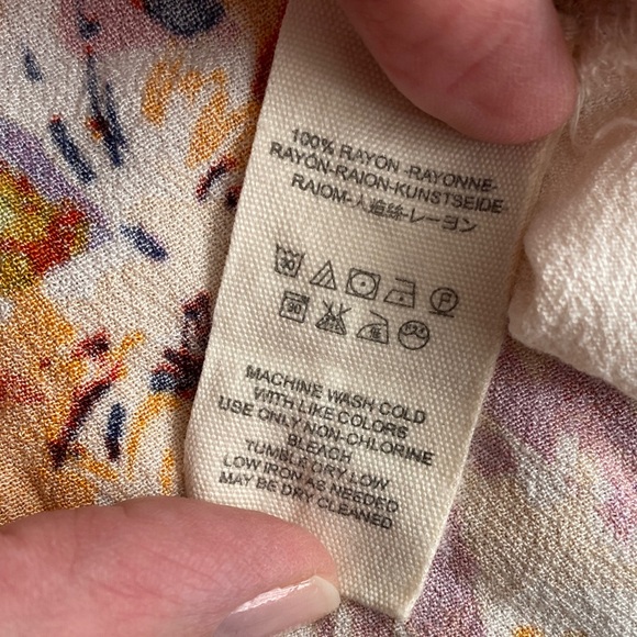 Free People Floral Button-Up Blouse - Picture 6 of 7